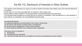 Summary of IND AS (Indian Accounting Standard) | PPTX