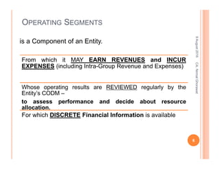 IND AS 108 OPERATING SEGMENTS | PDF