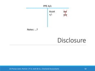 Ppe Disclosure Note Ind AS 16 on PPE | PDF