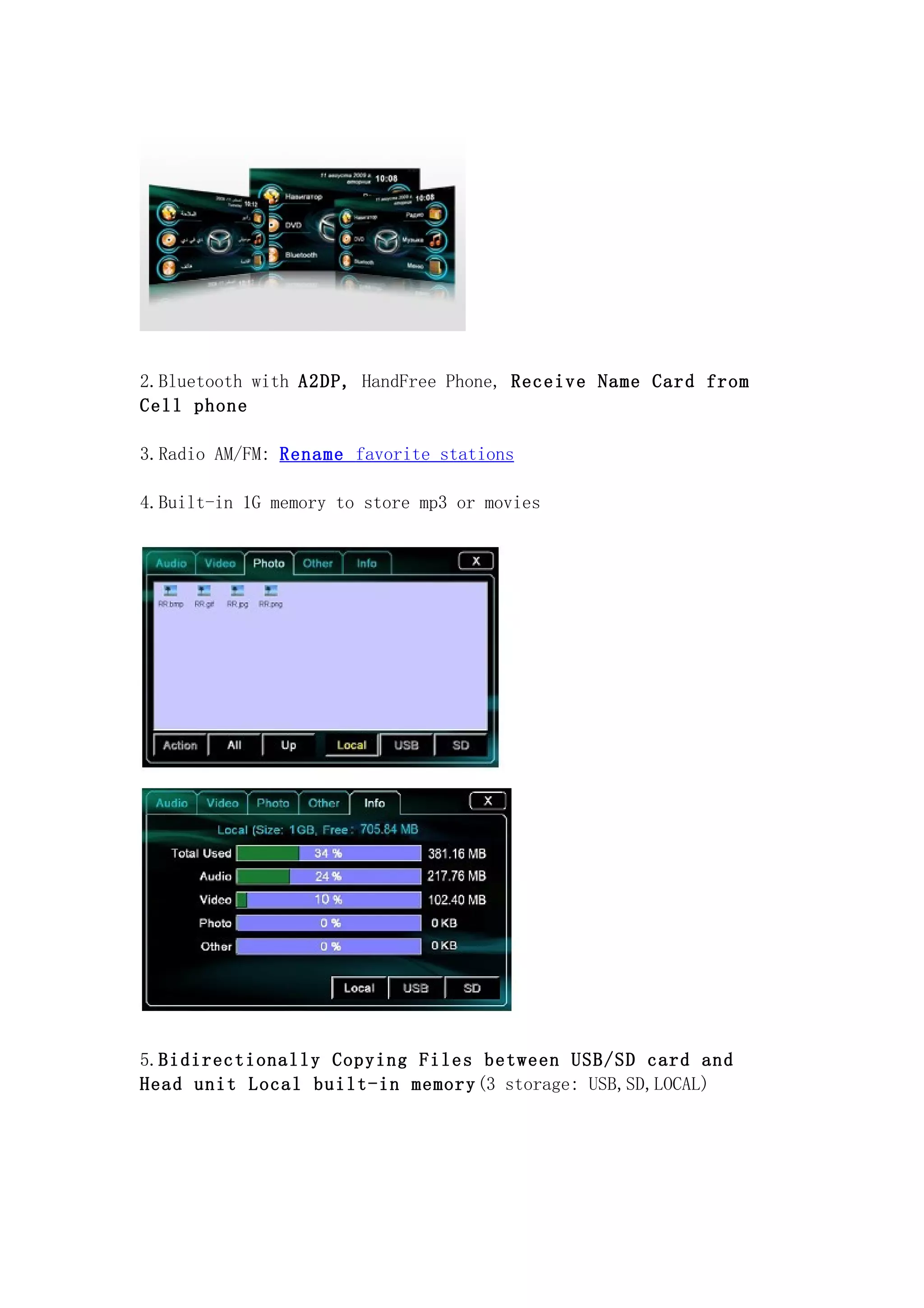 In dash dvd gps navigation system PDF
