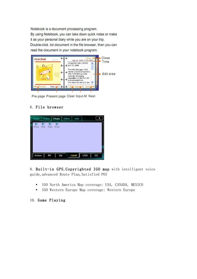In dash dvd gps navigation system PDF