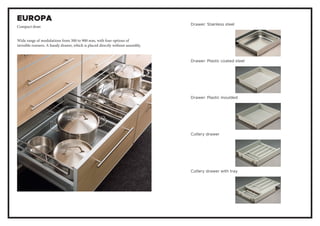 Inplus Drawer INDAUX Catalog Indesign - All the hardware, all the solutions | PDF