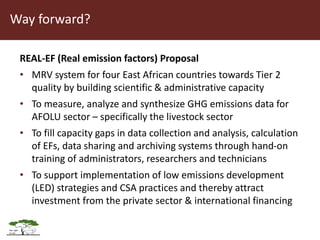 Better data and capacity building to reach the INDCs