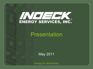 Presentation May 2011 