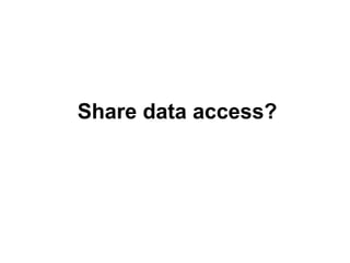 Share data access?

 