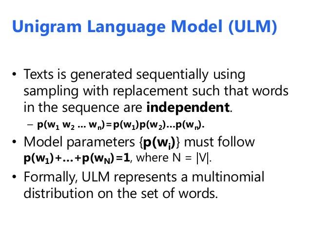 Language Models for Information Retrieval