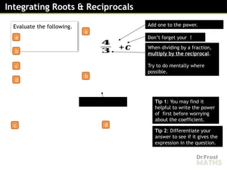 Indefinite Integration Of Powers Of x - Lesson.pptx