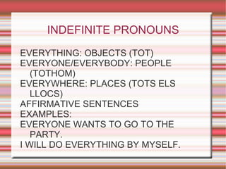 IN AFFIRMATIVE SENTENCES 