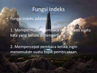 Indeks buku | PPTX