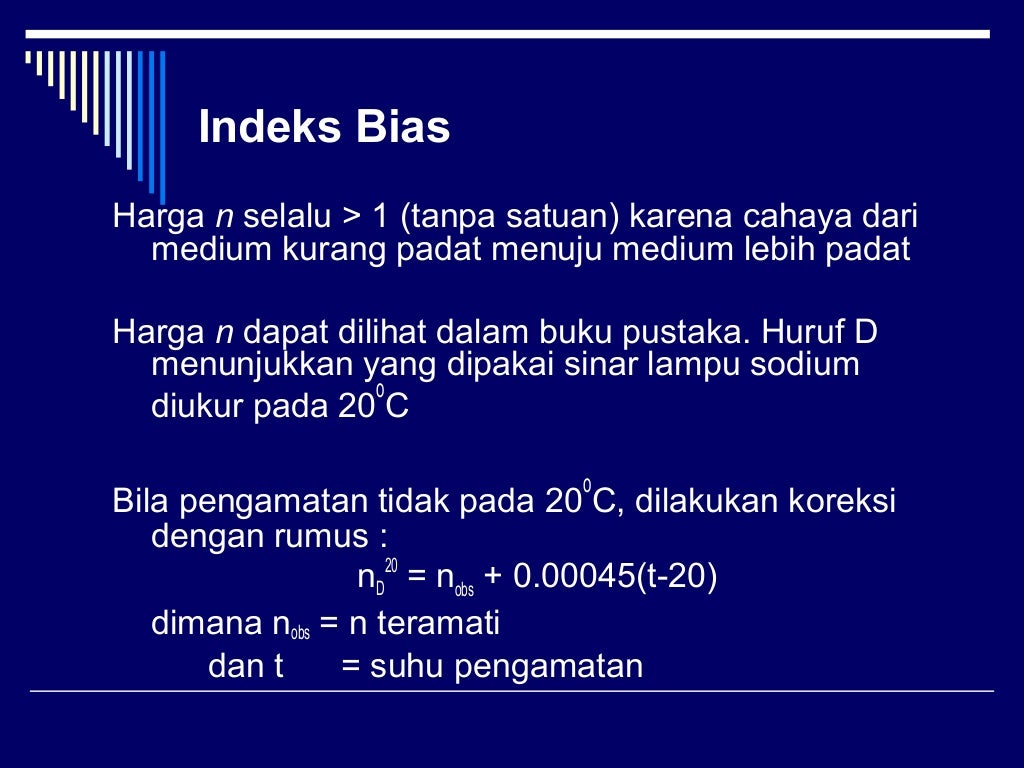 Indeks bias