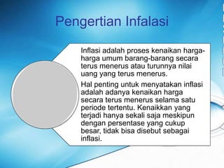 Pengertian Infalasi