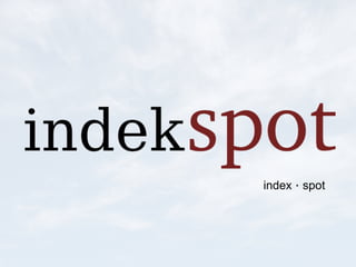 index · spot
 