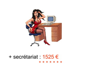 + secrétariat :  1525 €  * * * * * * * 
