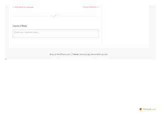 Leave a Reply
Blog at WordPress.com. | Theme: Delicacy by Aleksandra Łączek.
← Individuell ist angesagt Clevere Werbung →
Enter your comment here...Enter your comment here...
PDFmyURL.com
 