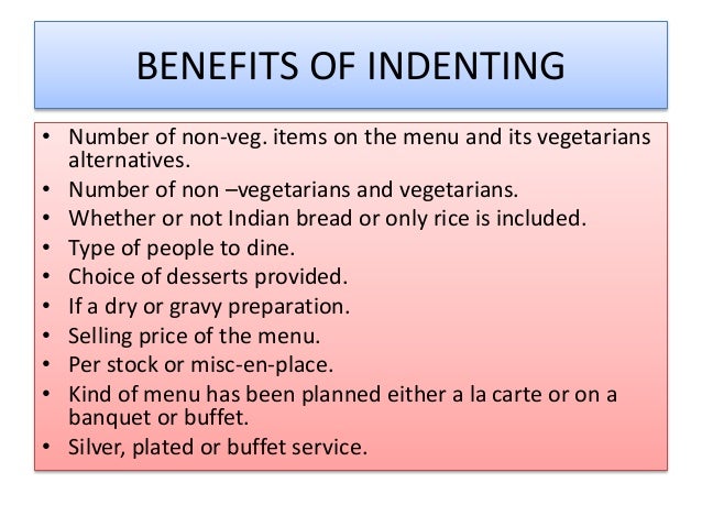 Indenter Meaning