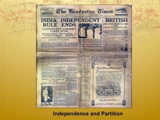 Independence and Partition
 