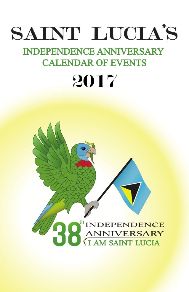 Saint Lucia's 38th Independence Anniversary Calendar of Events