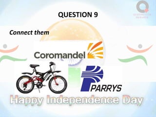 QUESTION 9
Connect them
 