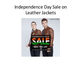 Independence Day Sale on
Leather Jackets
 