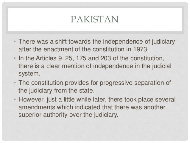 judiciary of pakistan essay