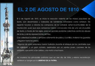 Ojeriza provincialista y disidencias dentro de la propia Presidencia de Quito.