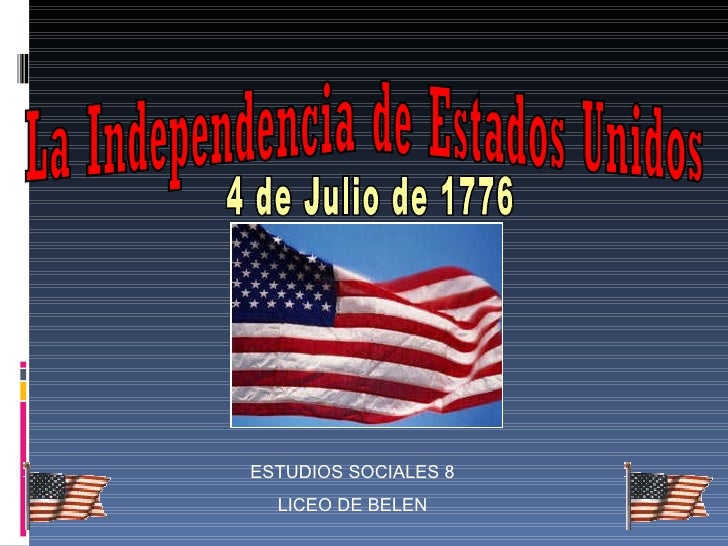 Independencia usa 1
