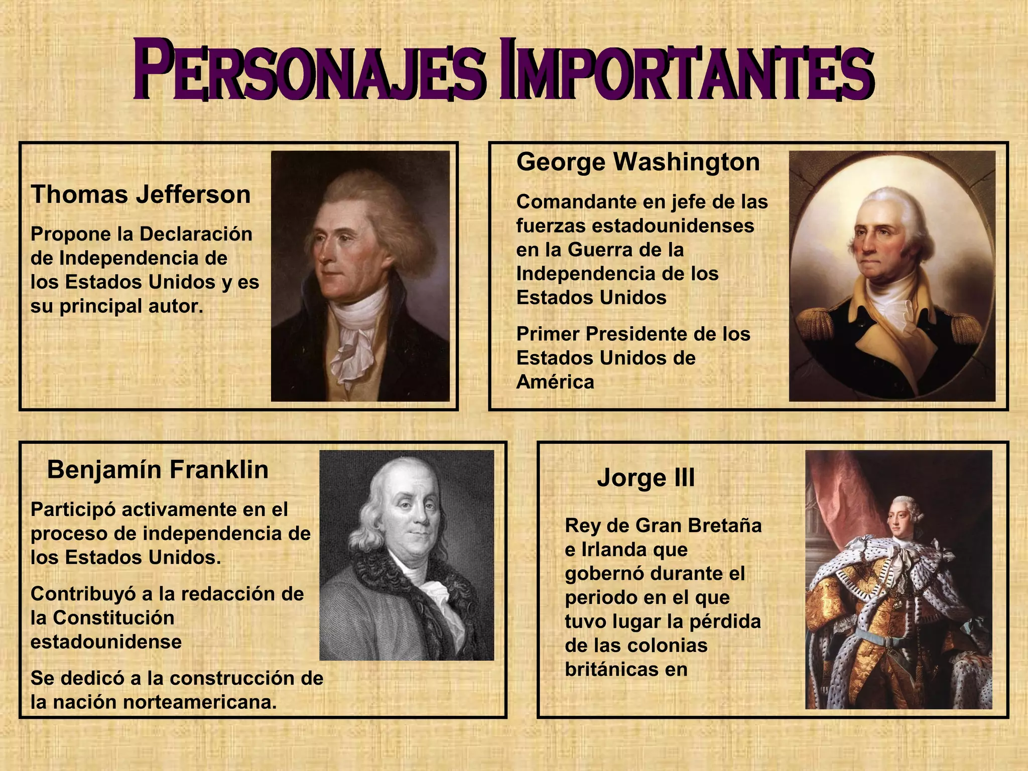 Independencia de los Estados Unidos | PPT