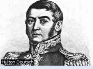 José de San MartínEl argentino José de San Martín es conocido, al igual que Simón Bolívar, como El Libertador. En 1813, derrotó a los españoles en la batalla de San Lorenzo y contribuyó a que su país lograra la independencia. Luego, fue nombrado general en jefe del Ejército de los Andes, con el que se dirigió a liberar Chile. Allí, venció a los españoles en las batallas de Chacabuco (1817) y Maipú (1818). Después de haber asegurado la independencia chilena, consiguió también la de Perú.Hulton DeutschMicrosoft ® Encarta ® 2009. © 1993--2008 Microsoft Corporation. Reservados todos los derechos.