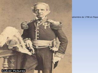 Tomás Cipriano MosqueraEl militar y político colombiano Tomás Cipriano Mosquera nació el 26 de septiembre de 1798 en Popayán. Desde 1813, luchó en las guerras de independencia de América Latina. En 1816, fue apresado por los españoles, pero en 1824 los derrotó en Barbacoas. Posteriormente, se convirtió en un personaje fundamental en los primeros años de vida independiente de su país. Fue presidente de la República de Nueva Granada (1845-1849), de la Confederación Granadina (1861-1863) y de los Estados Unidos de Colombia (1863-1864; y 1866-1867). Debes saber que estos fueron los nombres que tuvo el Estado colombiano desde la desintegración de la República de la Gran Colombia en 1830, hasta que recibió su definitiva denominación de República de Colombia en 1886. Mosquera falleció el 7 de octubre de 1878 en Popayán.Culver PicturesMicrosoft ® Encarta ® 2009. © 1993--2008 Microsoft Corporation. Reservados todos los derechos.