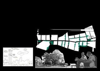 UFRGS Faculdade de Arquitetura Tópicos Especiais em Urbanismo I-C Professora Lívia Piccinini Mariana Mocellin Mincarone 2013.2
a carta de atenas a av. independência
Pç. Dom
Feliciano
Pç. Dom
Sebastião
Pç. Julio
de Castilhos
santa casa
parcão
redenção
FUNÇÃO LAZER
	 Os espaços de recreação urbanos devem ser reformulados.
Eles requerem áreas apropriadas e devem estar situados em três ní-
veis: ao redor das moradias (zonas verdes para prática de esportes
e descanso); na região metropolitana (parques municipais); e em
nível nacional (parques nacionais), além de estar bem articulados
com o restante da cidade.
	 As construções elevadas, erguidas a grande distância umas
das outras devem liberar o solo para amplas superfícies verdes. Estes
espaços verdes podem ser prolongamentos diretos ou indiretos da
moradia; diretos, se cercam a própria habitação, indiretos se estão
concentrados em algumas grandes superfícies não tão próximas. As-
sim, diferente da cidade-burgo, onde as áreas verdes eram ilhas num
tecido urbano compacto, na cidade moderna as áreas verdes devem
ser parte do próprio tecido: a cidade como um parque sobre o qual s
desenvolvem as atividades da vida urbana.
	 Os espaços de lazer devem acolher as atividades coletivas da
juventude, propiciar um espaço favorável às distrações, aos passeios
ou aos jogos das horas de lazer: “todo bairro residencial deve com-
preender a superfície verde necessária à organização racional dos
jogos e esportes das crianças, dos adolescentes e dos adultos.”
	 Comentário de Le Corbusier: “Olhem e aprendam: as áreas
verdes devem estar intimamente atreladas às edificações! Vou dese-
nhar para vocês:”
frequentadores da praça Dom Sebastiãopraça Dom Sebastião
	 Ao longo da Avenida independência, existem 3 praças: marcando o início da avenida no centro, a Praça Dom Feliciano; ao lado do Com-
plexo Hospitalar da Santa Casa, a Praça Dom Sebastião; por fim, no ponto onde a Independência se divide em 24 de Outuro e Mostardeiro,
temos a Praça Julio de Castilhos. Nenhuma destas três praças possui equipamentos para a prática de esportes, apenas áreas de estar e des-
canso. São, em geral, frequentadas por transeuntes ou por funcionários e visitantes dos serviços no seu entorno, uma vez que não possuem
atrativos suficientes para atrair visitantes de outras regiões. Todas elas são bastante arborizadas, funcionando como “pulmões do bairro”,
como definia Le Corbusier. Embora na Avenida Independência em si não haja espaços de lazer de qualidade e áreas verdes suficientes, a
avenida se encontra muito próxima a dois dos principais parques da cidade: o Parcão e a Redenção. Assim, a população residente na Av. In-
dependência possui duas ótimas opções de lazer e prática de esportes em seu entorno.
	 Quase todas ruas perpendiculares à Independência possuem vegetação abundante, servindo como as chamados “prolongamentos da
moradia”, tornando-se, senão espaços de lazer propriamente ditos, pelo menos vias bastante agradáveis de serem percorridas. Mais uma vez,
percebe-se que a vegetação é muito mais abundante do lado do Bairro Independência do que no Centro.
	 Esta função urbana também não está de acordo com os ideiais da Carta de Atenas, uma vez que as áreas verdes ainda se configuram
como “ilhas” na paisagem urbana, e não como desdobramento da mesma.
	
	 Diagrama da presença de VEGETAÇÃO na avenida:
 