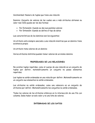 Independencia de datos