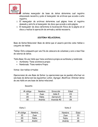 Independencia de datos 1