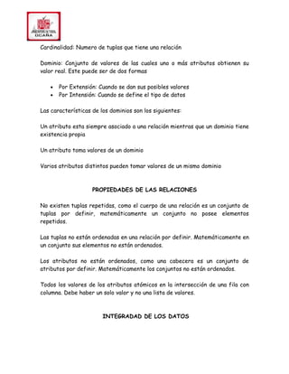 Independencia de datos 1