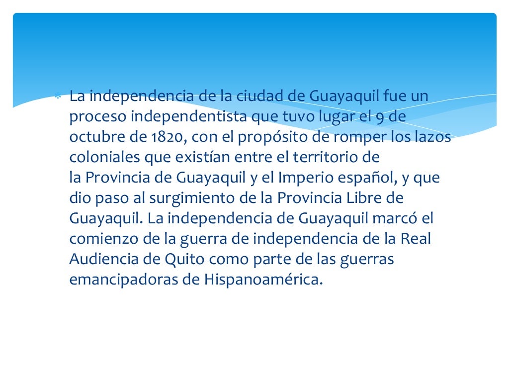 Independencia De Guayaquil