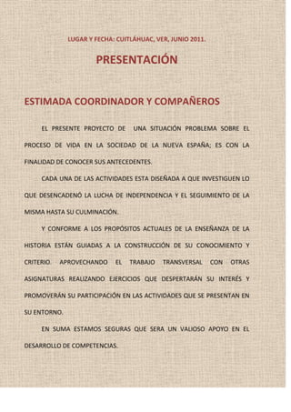 Independencia de méxico