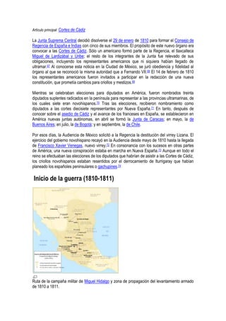 Independencia de méxico