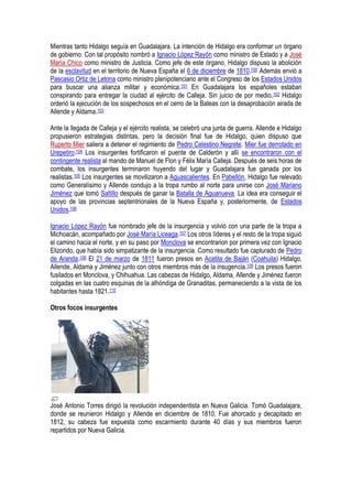 Independencia de méxico