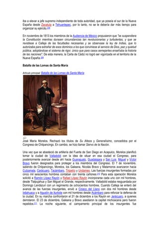 Independencia de méxico