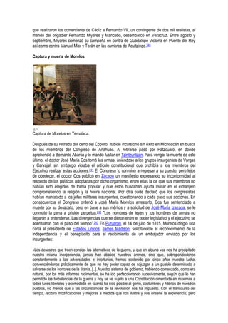 Independencia de méxico