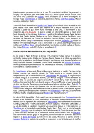 Independencia de méxico