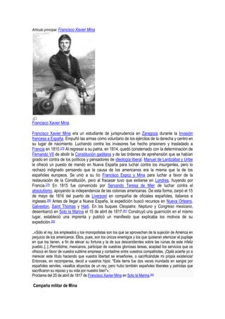 Independencia de méxico