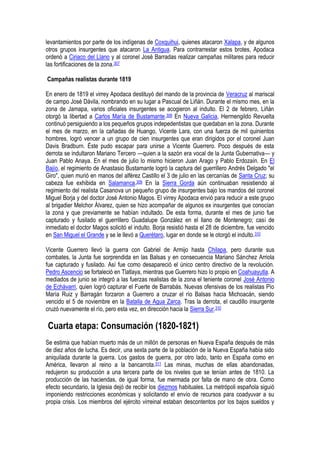 Independencia de méxico