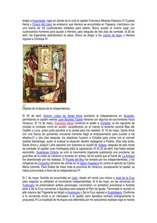 Independencia de méxico