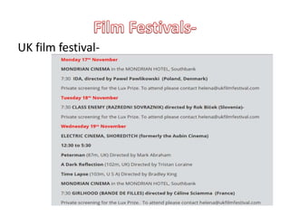 UK film festival- 
 
