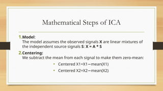 Independent Component Analysis ICA.pptx