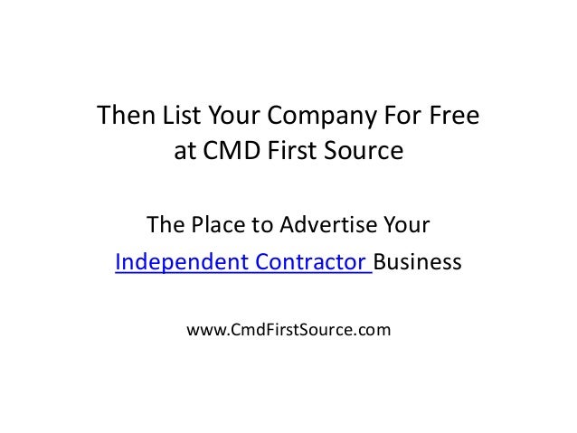 independent contractor list