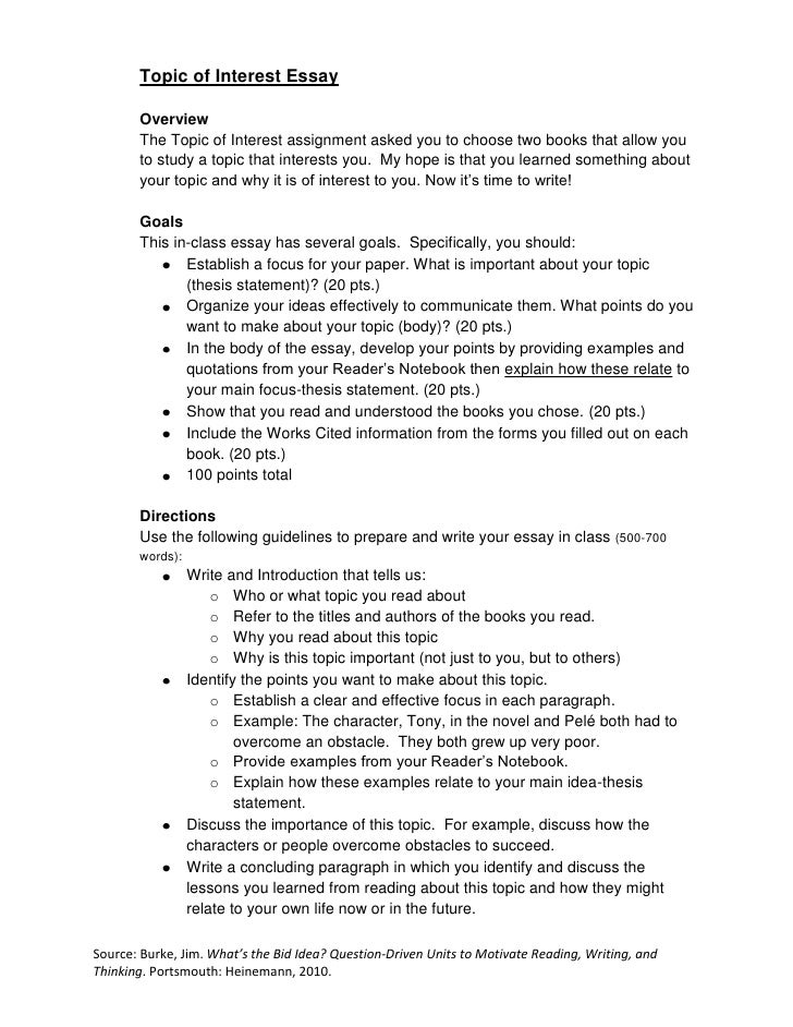 How to write reading assignment