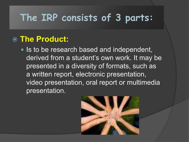 IRP for Dummies | PPT