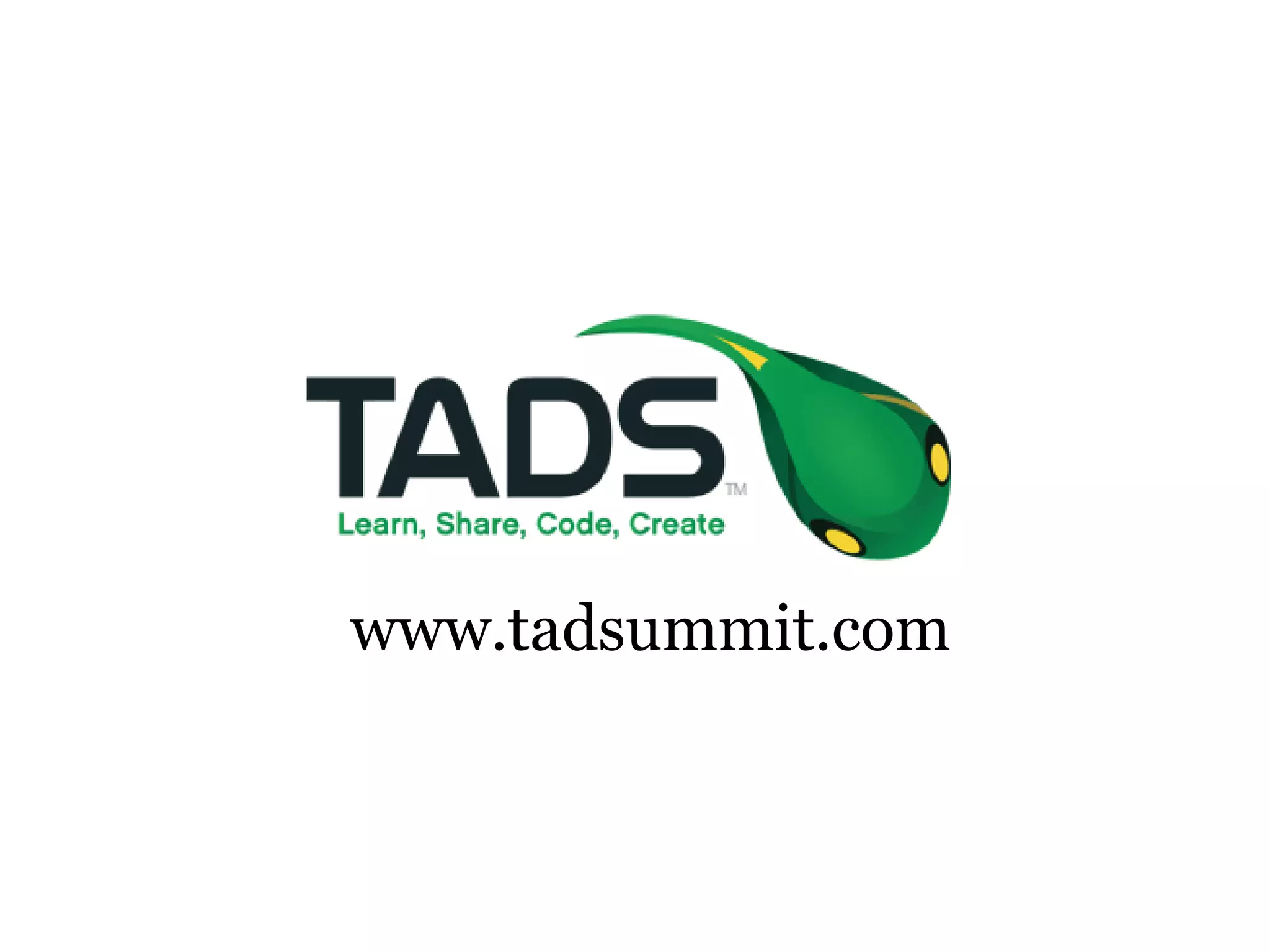 www.tadsummit.com

 