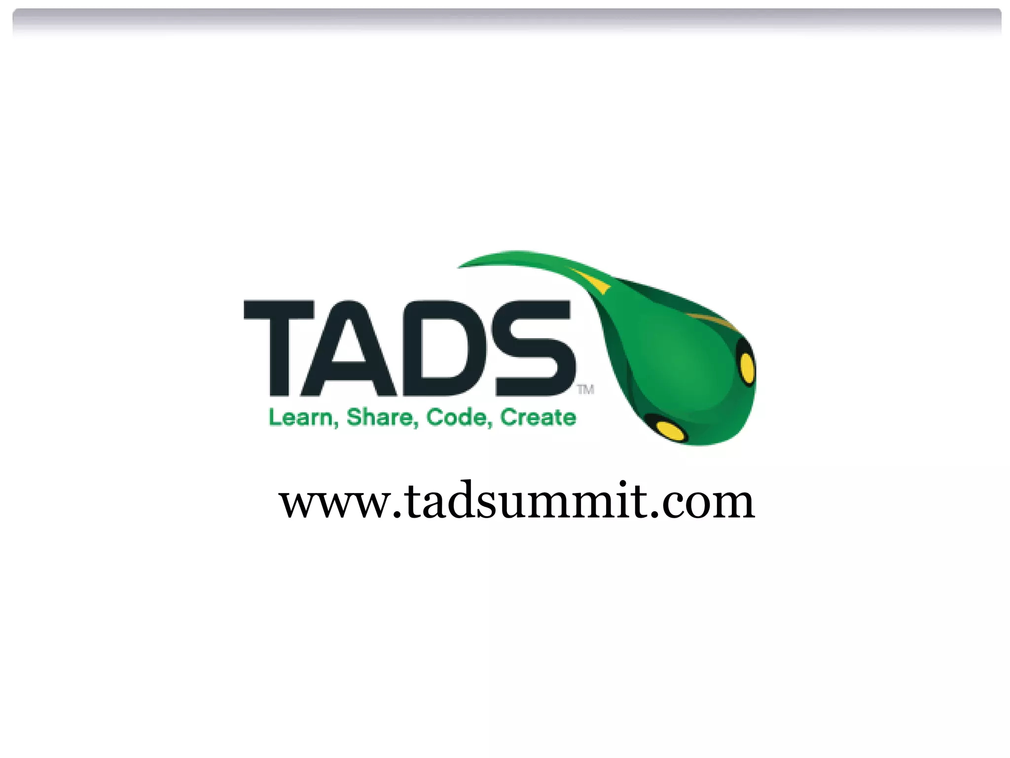 www.tadsummit.com

 